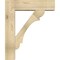 Ekena Millwork Olympic Block Rough Sawn Bracket w/ Offset Brace, Douglas Fir, 8"W x 30"D x 36"H BKT0806X30X36OLY05RDF - alternate 2